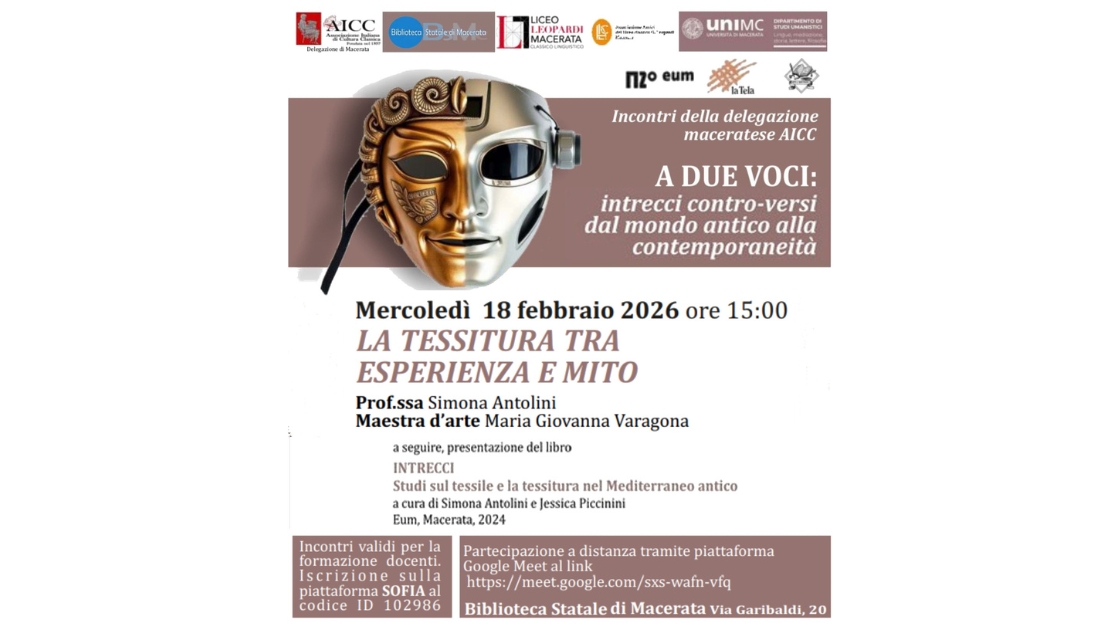 LA TESSITURA TRA ESPERIENZA E MITO